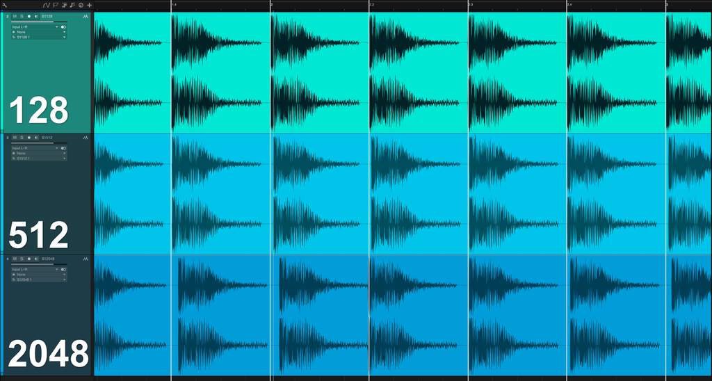 Audio Buffer Size Variations